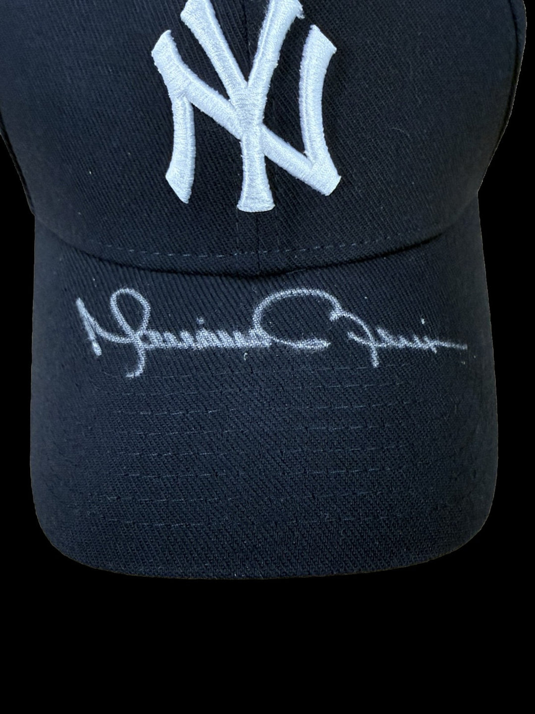 Mariano Rivera signed 2013 Logo Farewell Final Season Patch Hat Hof Auto Steiner