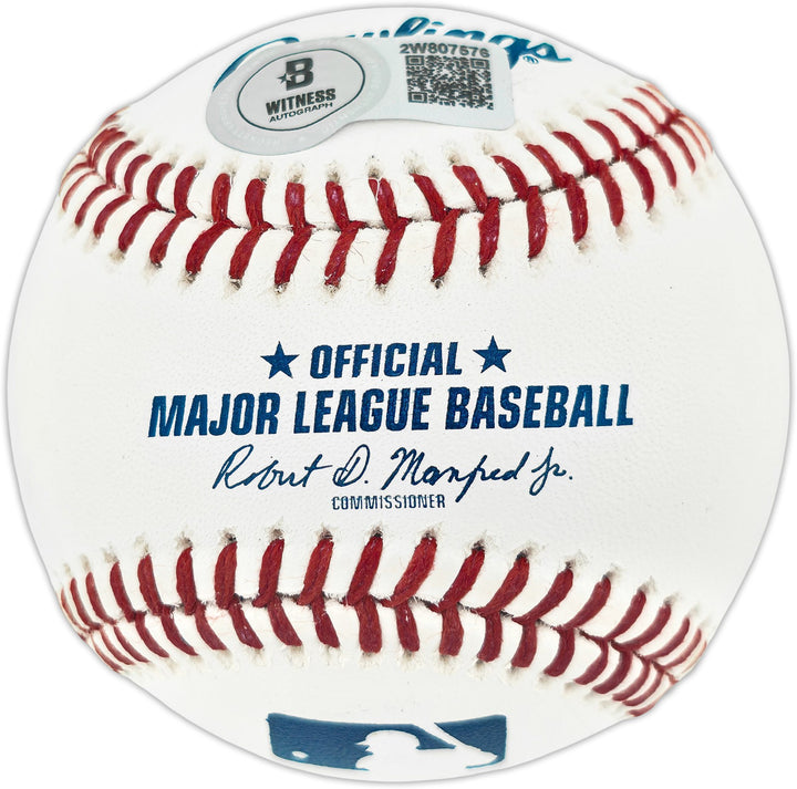 Dwight "Doc" Gooden Auto MLB Baseball Mets "86 W.S. Champs" (Smudge) Beckett Wit