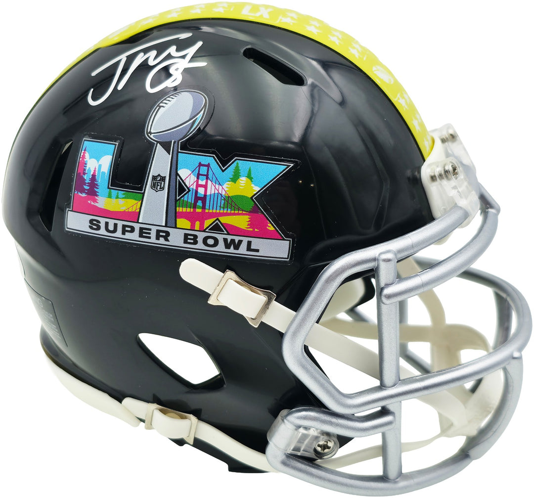 Jason Myers Signed Seahawks Black SB LX Speed Mini Helmet MCS COA