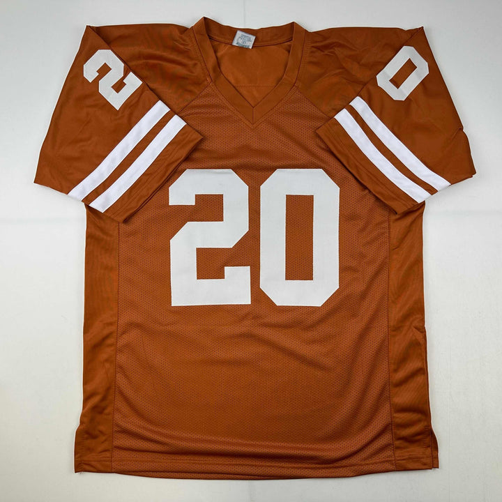 Facsimile Autographed Earl Campbell Texas Orange Reprint Jersey Size Men's XL