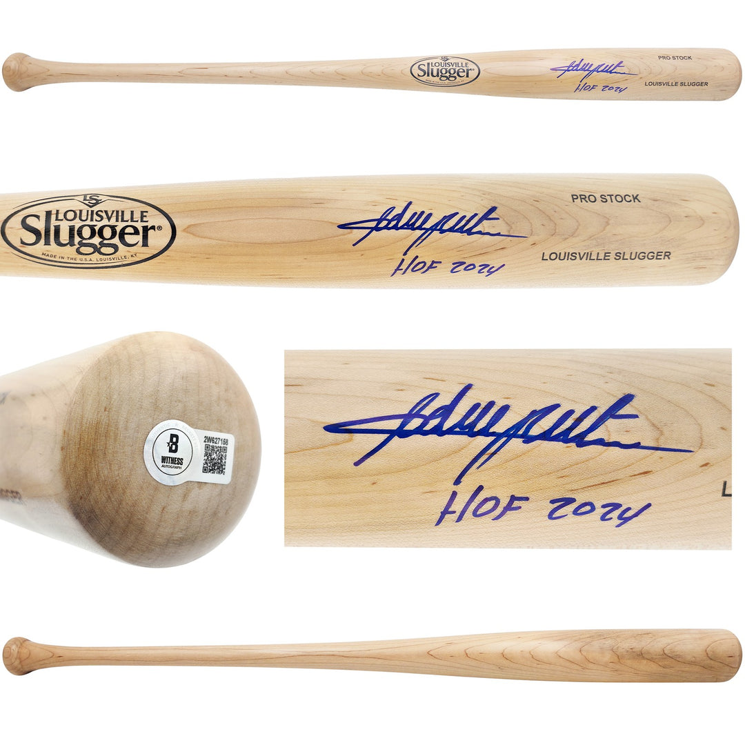 Adrian Beltre Auto Blonde L Slugger Pro Stock Baseball Bat Rangers HOF Beckett