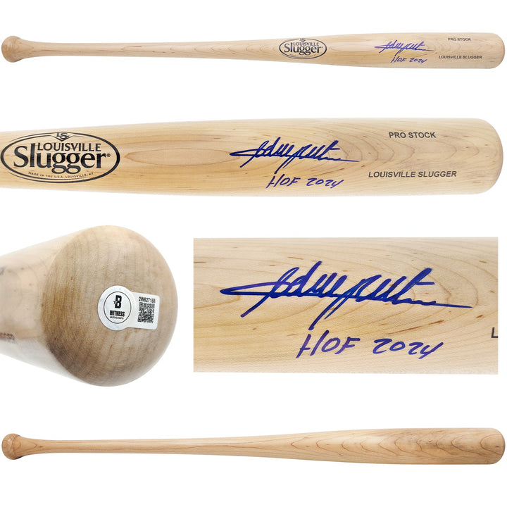 Adrian Beltre Auto Blonde L Slugger Pro Stock Baseball Bat Rangers HOF Beckett