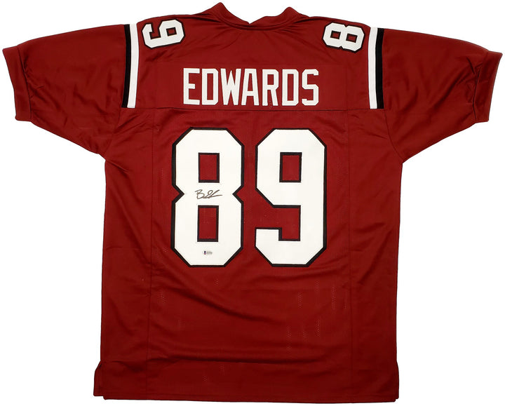 South Carolina Gamecocks Bryan Edwards Autographed Signed Red Jersey Beckett