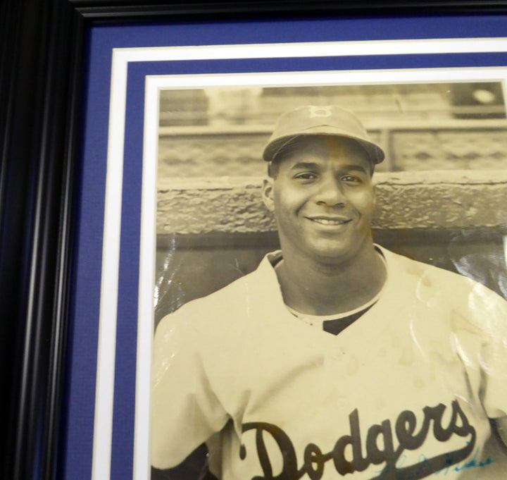 Roy Campanella Auto Framed 8x10 Magazine Page Dodgers "Best Wishes" PSA/DNA