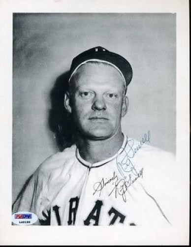 Rip Sewell Psa/dna Signed 1948 7x8 Photo Autograph Authentic