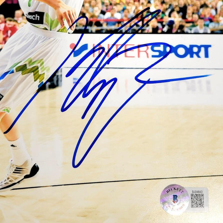 Klay Thompson autograph signed Team USA 8x10 Photo Warriors ~ Beckett BAS Holo