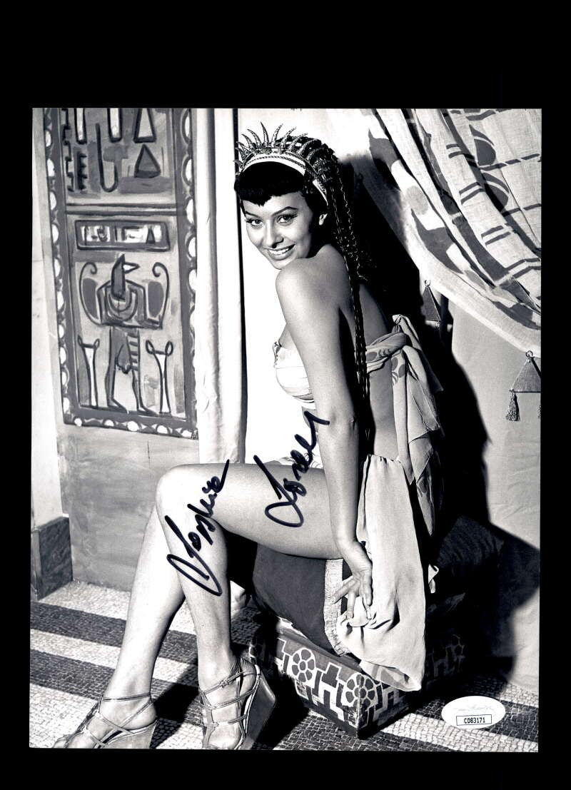 Sophia Loren JSA Coa Signed 8x10 Photo Autograph
