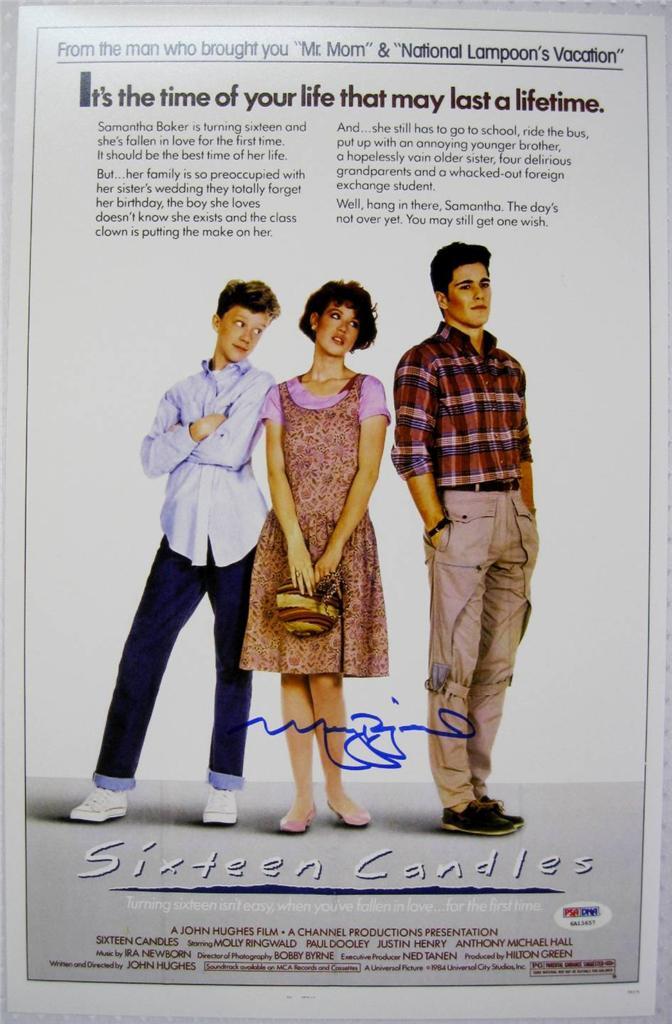 MOLLY RINGWALD Signed Sixteen Candles 11x17 Photo PSA ITP COA Auto Autograph (B)