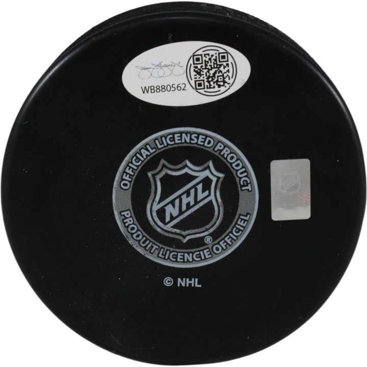 Phil Kessel Autographed/Signed Toronto Maple Leafs Logo Puck JSA 53994