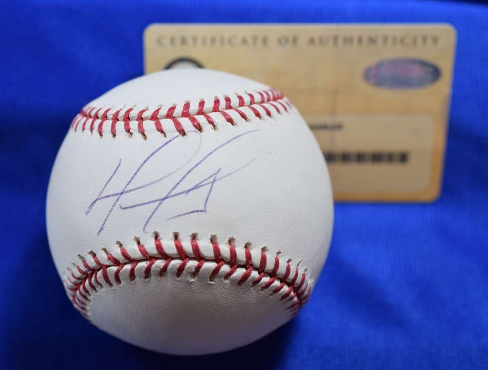 David Ortiz Steiner Coa Autograph Major League OML Signed Baseball