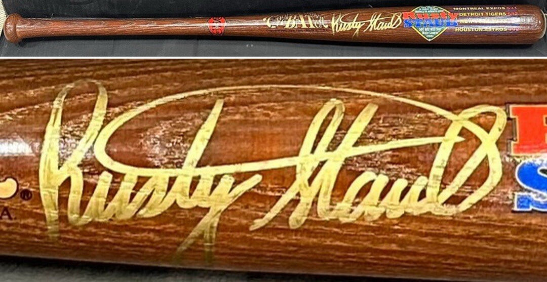 Rusty Staub Signed 500 Hits 4 Teams LE Cooperstown Bat Autograph Mets Astros COA