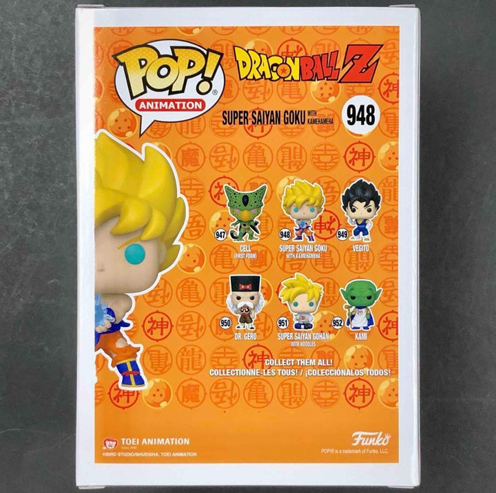 Peter Kelamis signed Super Saiyan Goku glow Funko Pop LE /100 Toy-Zilla COA