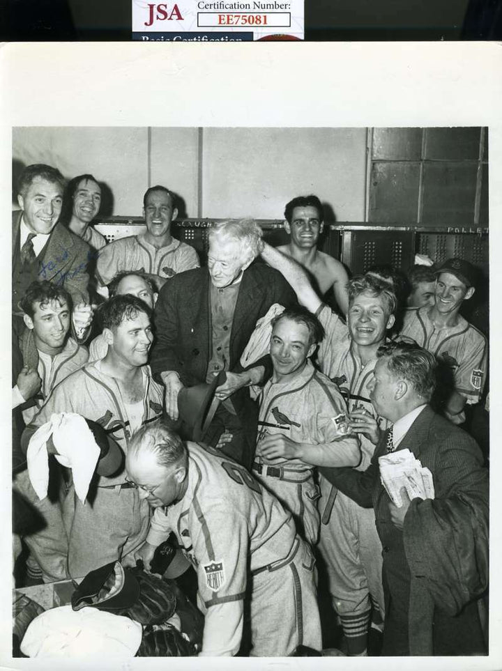 Ford Frick Jsa Coa Autograph 8x10 Photo  Hand Signed Authentic