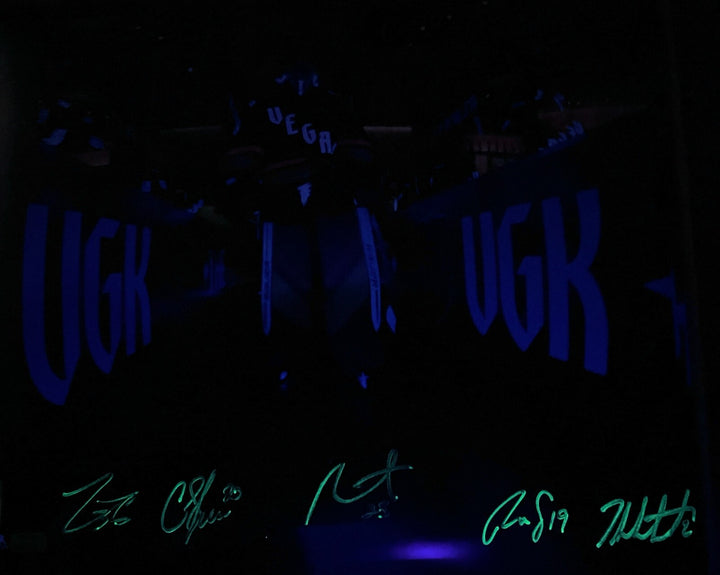 Vegas Golden Knights Retro Glow in the Dark 16x20 Signed Photo #D/25 IGM COA