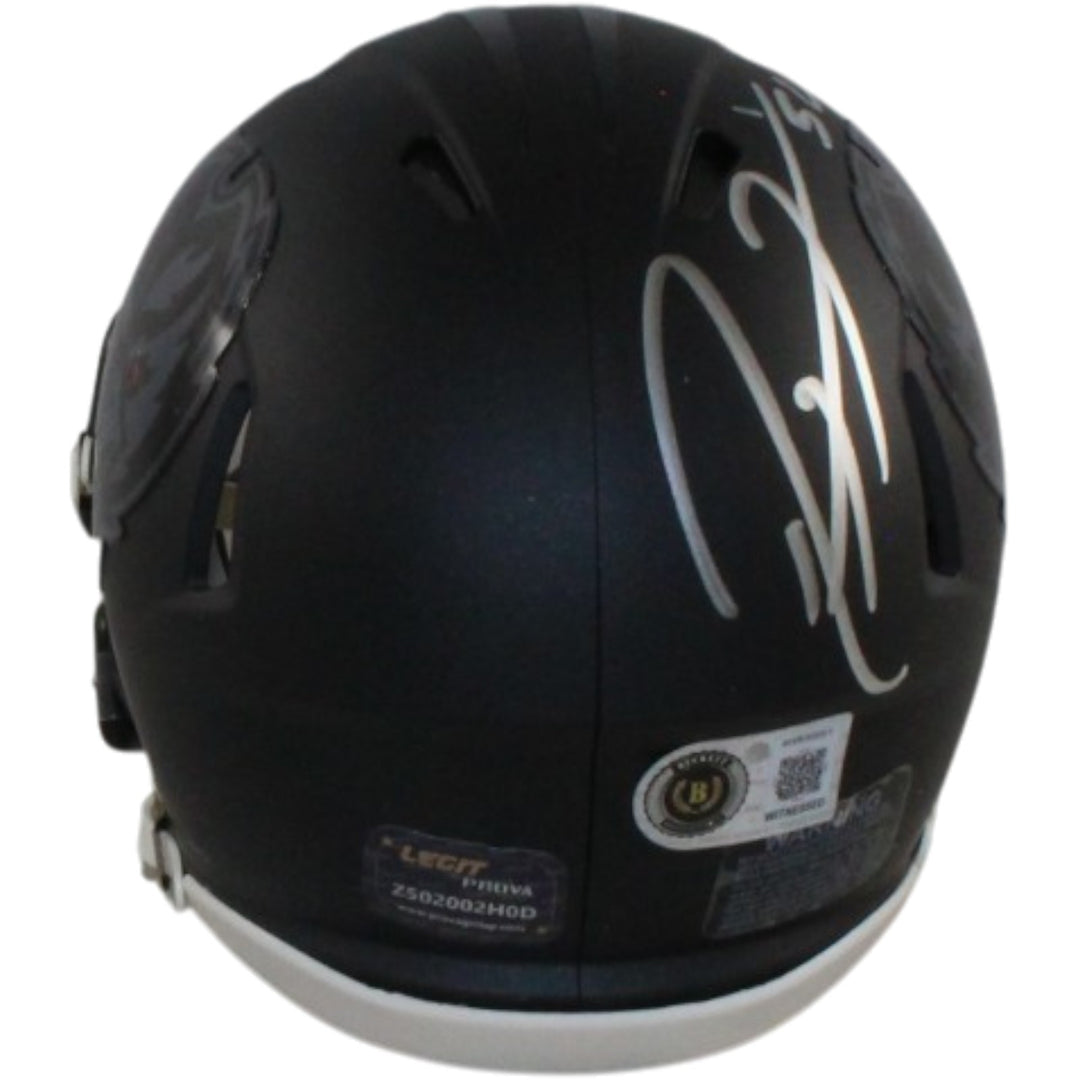 Ray Lewis Signed Baltimore Ravens 2026 ALT #2 Mini Helmet Beckett WIT 57540