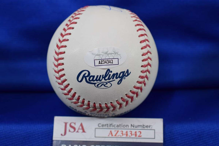 Oneil Cruz JSA Coa Autograph Major League Signed Baseball Missile
