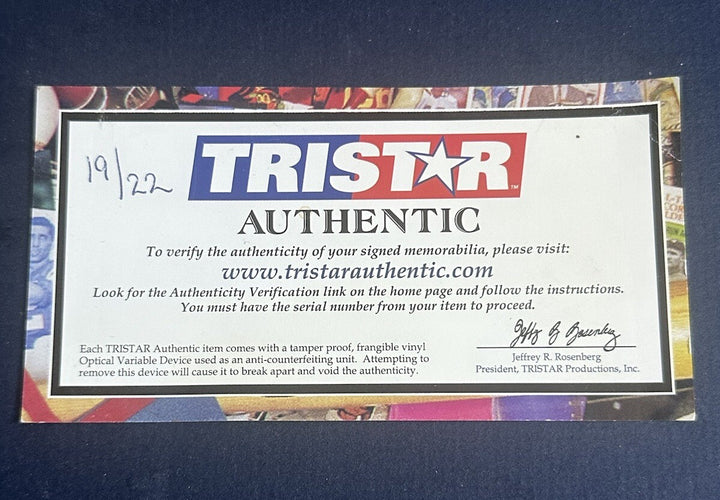 Roger Clemens Signed 100 Anniv Yankees Baseball Rocket Auto MLB Tri-Star Le /22