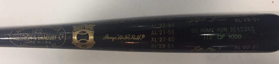 50 Home Run HR Seasons LS Gold Auto HOF Bat LE/1000 mickey mantle Hall Of Fame