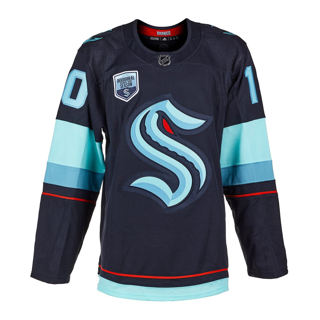 Matty Beniers Autographed Seattle Kraken adidas Jersey