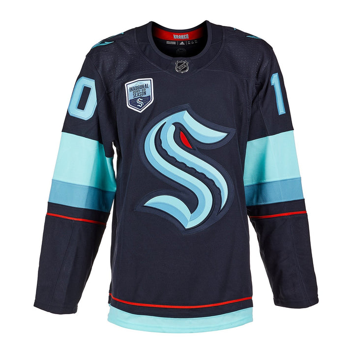 Matty Beniers Autographed Seattle Kraken adidas Jersey