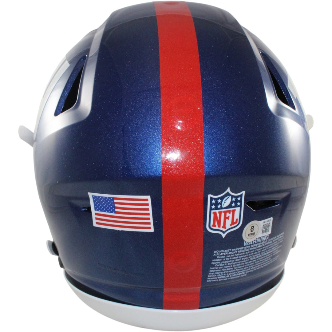 Abdul Carter Autographed New York Giants SpeedFlex Helmet G Men Beckett W 56885