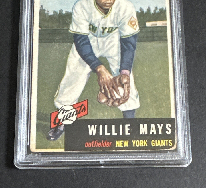 1953 Topps Willie Mays PSA 1.5 #244 Looks Nicer Hof New York Giants