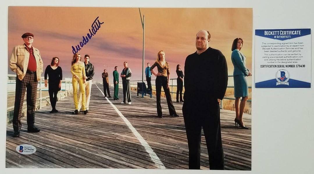Drea De Matteo signed 8x12 Photo The Sopranos Autograph ~ Beckett BAS COA