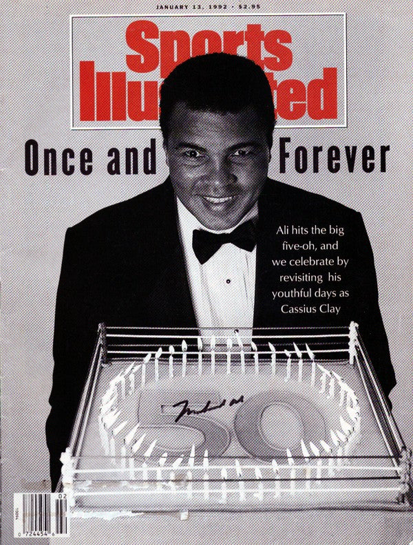 Muhammad Ali Autographed Signed Sports Illustrated Magazine Vintage PSA/DNA
