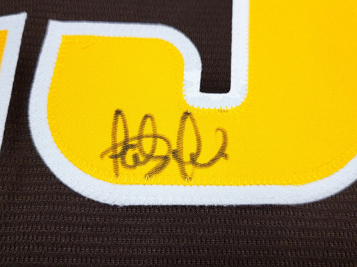 San Diego Padres Fernando Tatis Jr. Signed Brown Nike Jersey Size M Beckett Wit
