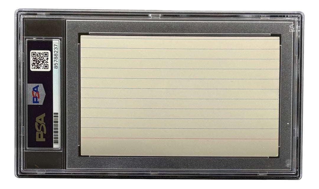 Dizzy Dean Signed Index Card St. Louis Cardinals PSA/DNA