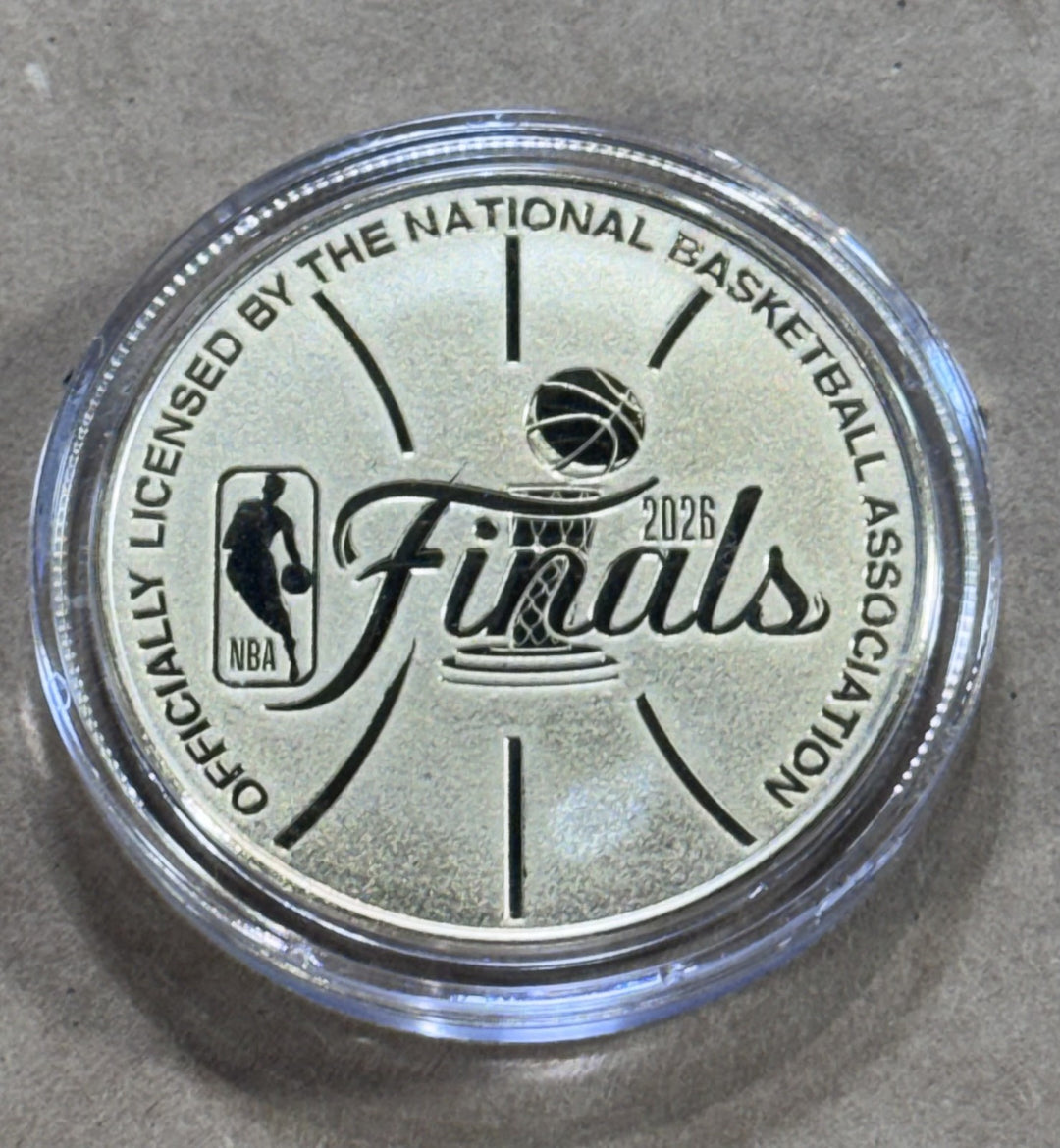 New York Knicks 2026 NBA Champions Gold Plated Coin Highland Mint Brunson OG KAT