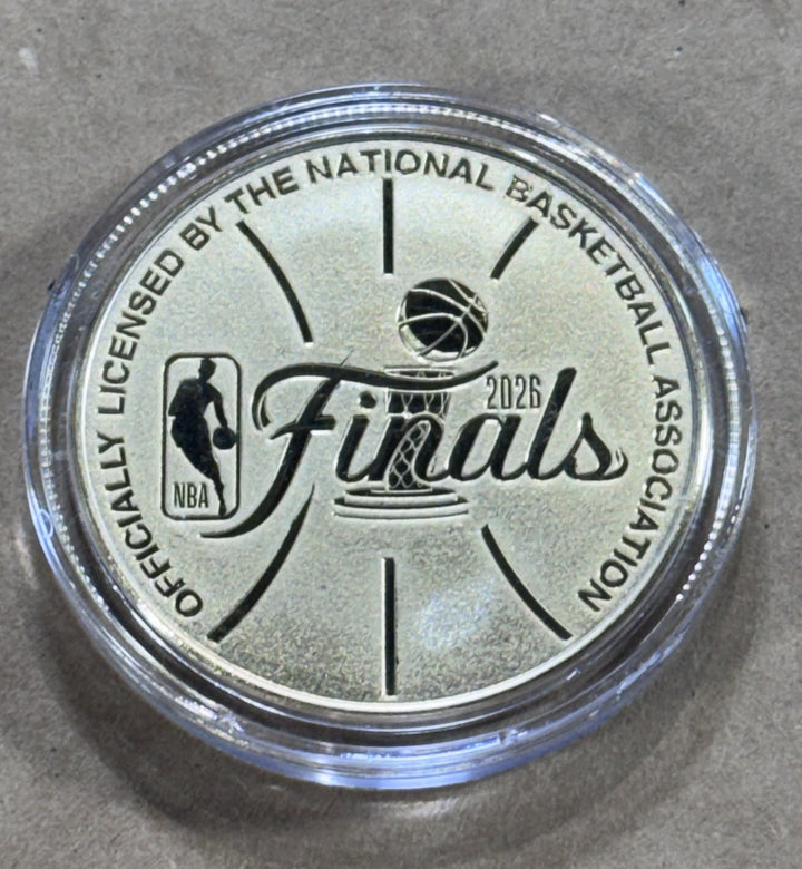 New York Knicks 2026 NBA Champions Gold Plated Coin Highland Mint Brunson OG KAT