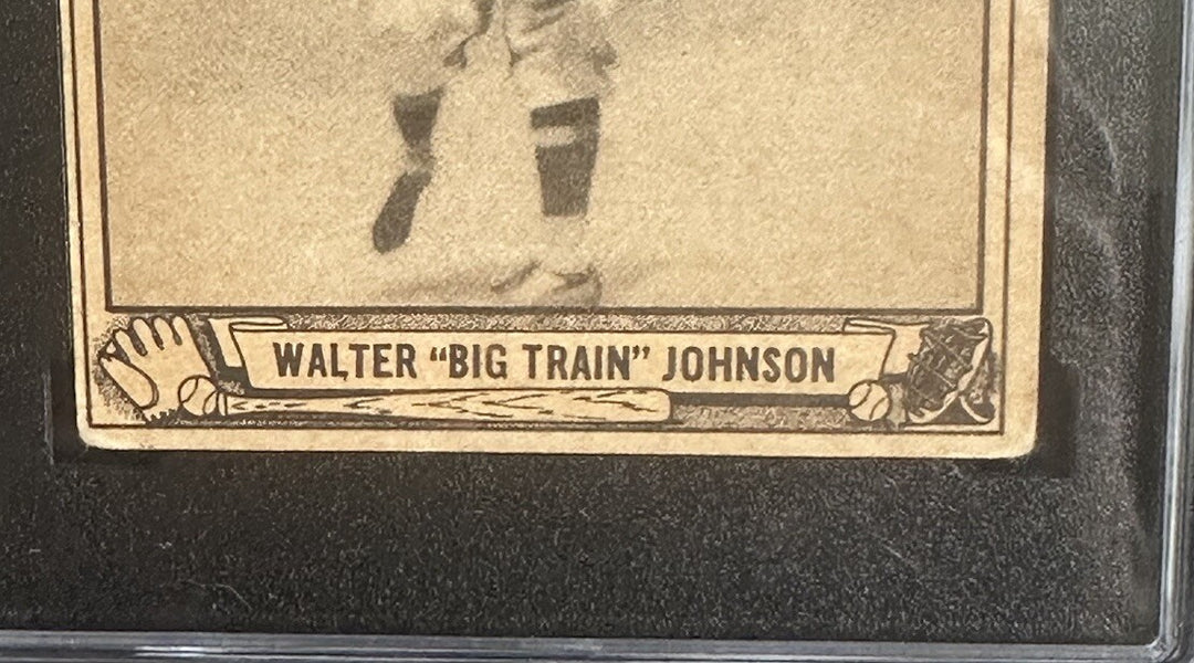1940 PLAY BALL WALTER JOHNSON # 120 SGC 2.5 GOOD + Looks Nicer SENATORS Hof