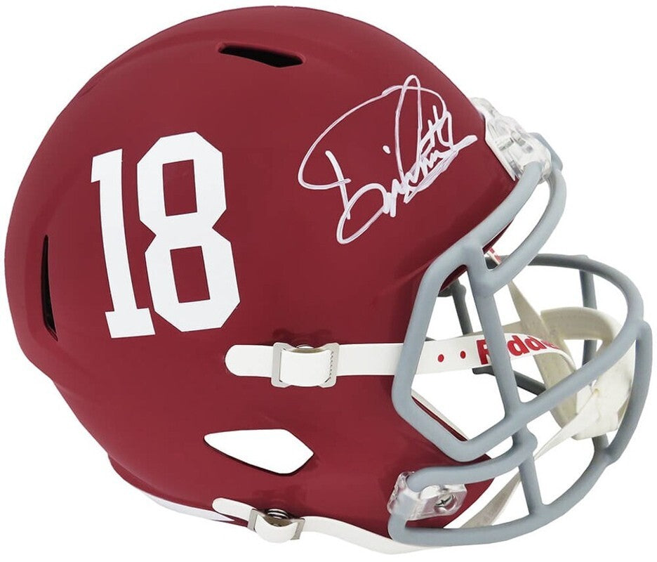 Derrick Henry signed Alabama Crimson Tide Riddell #18 FS Speed Rep Helmet #2-BAS