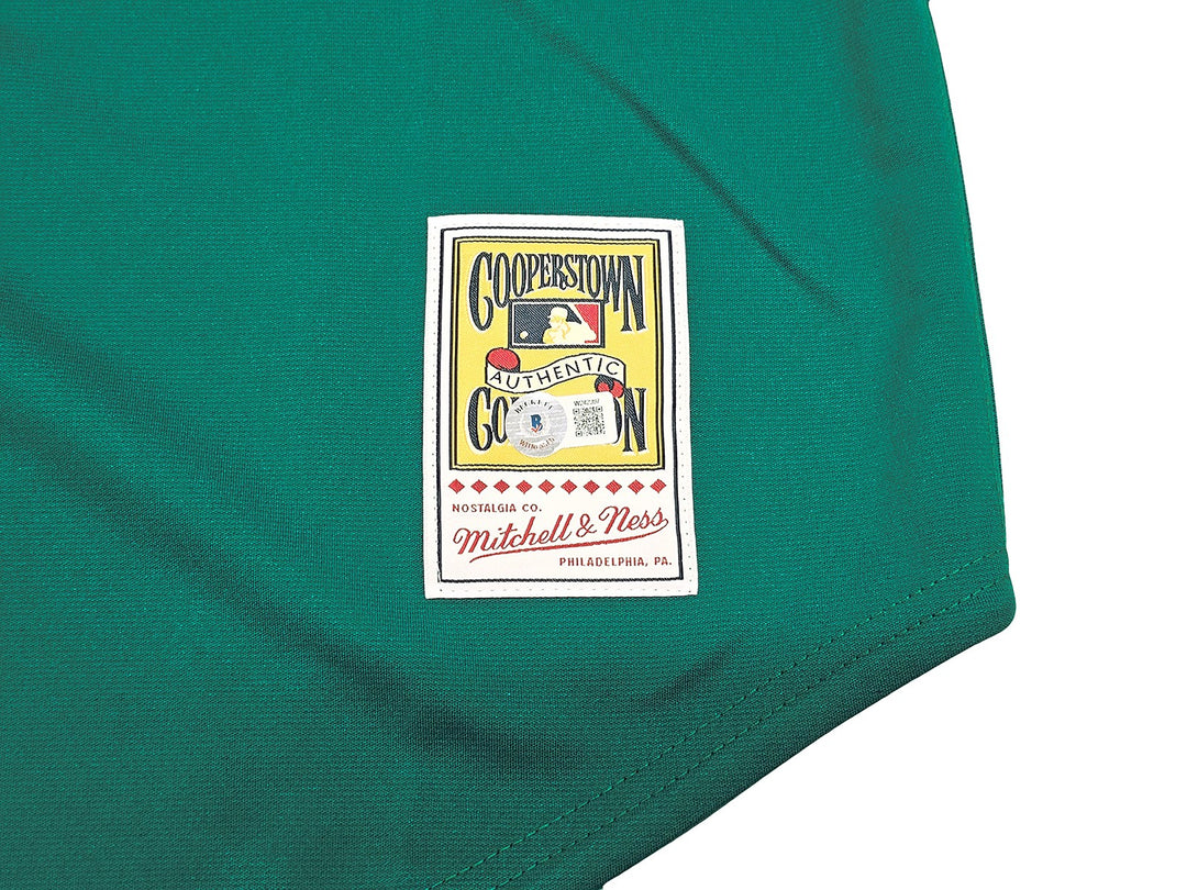Seattle Mariners Ken Griffey Jr. Signed Teal Mitchell & Ness 1995 Cooperstown