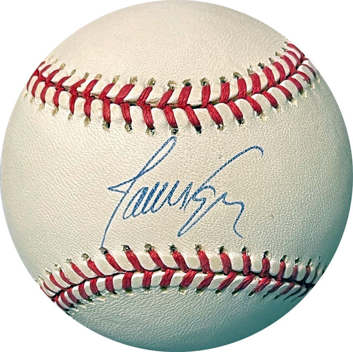 Javy Lopez signed Rawlings Official League Leather Baseball-COA (Atlanta Braves)