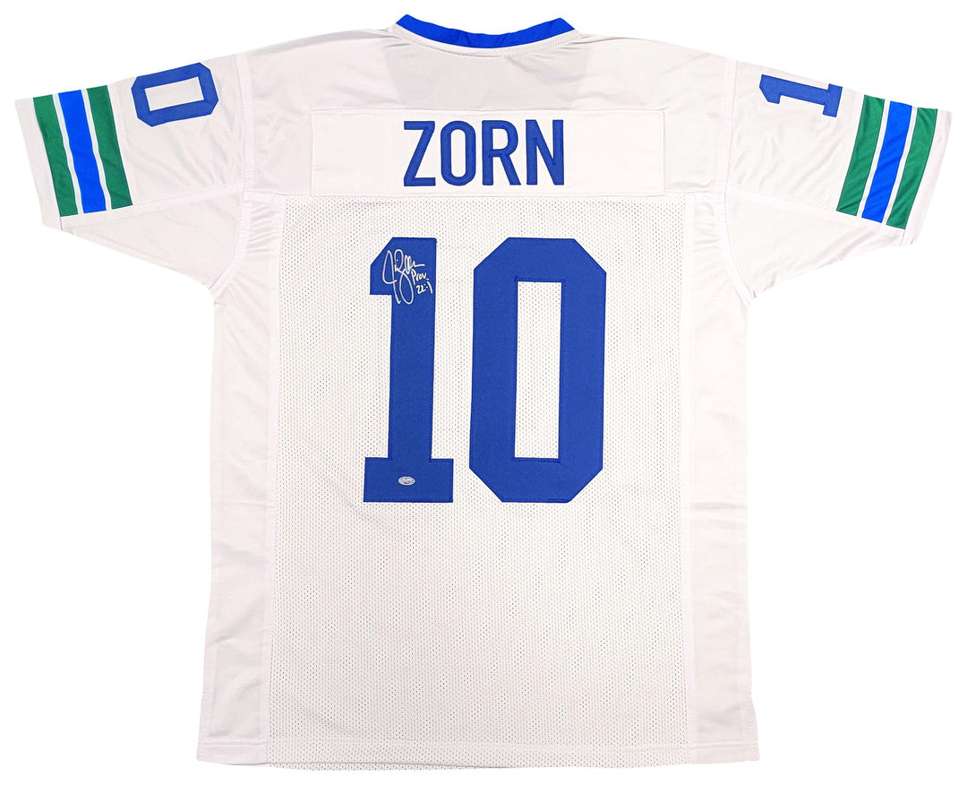 Seattle Seahawks Jim Zorn Autographed Signed White Jersey MCS Holo