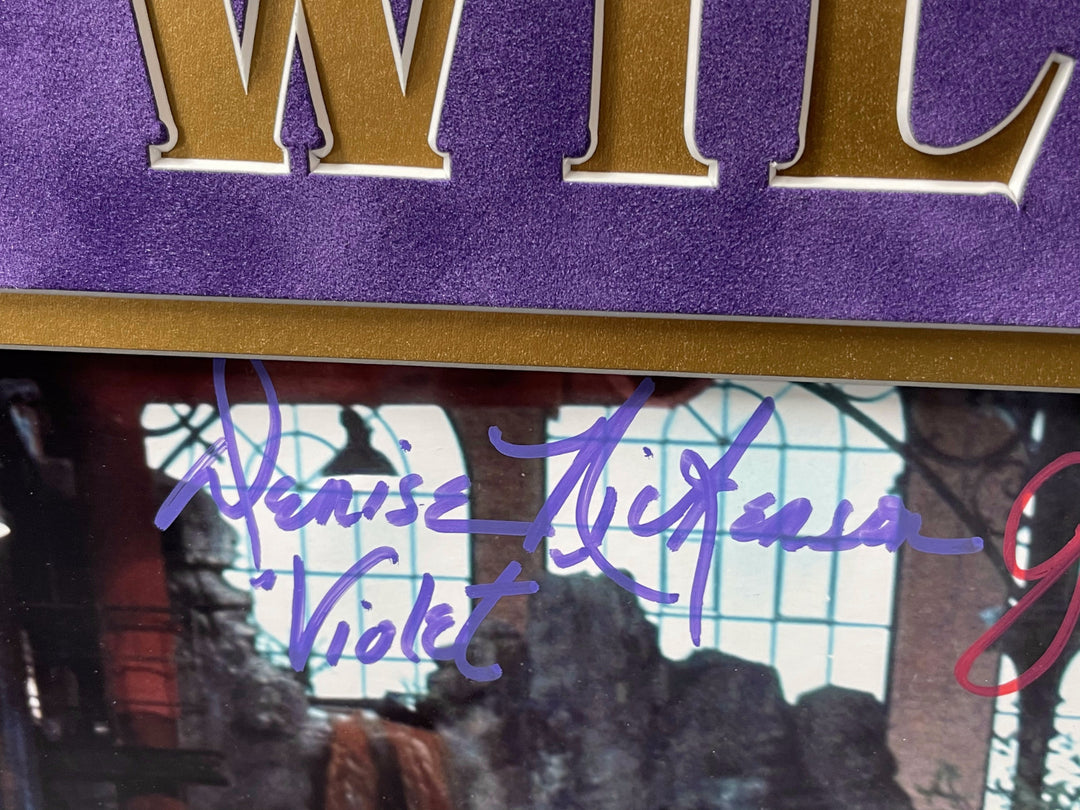 Willy Wonka Kids x5 Signed Framed 11x14 Photo Golden Ticket Themmen COA Auto