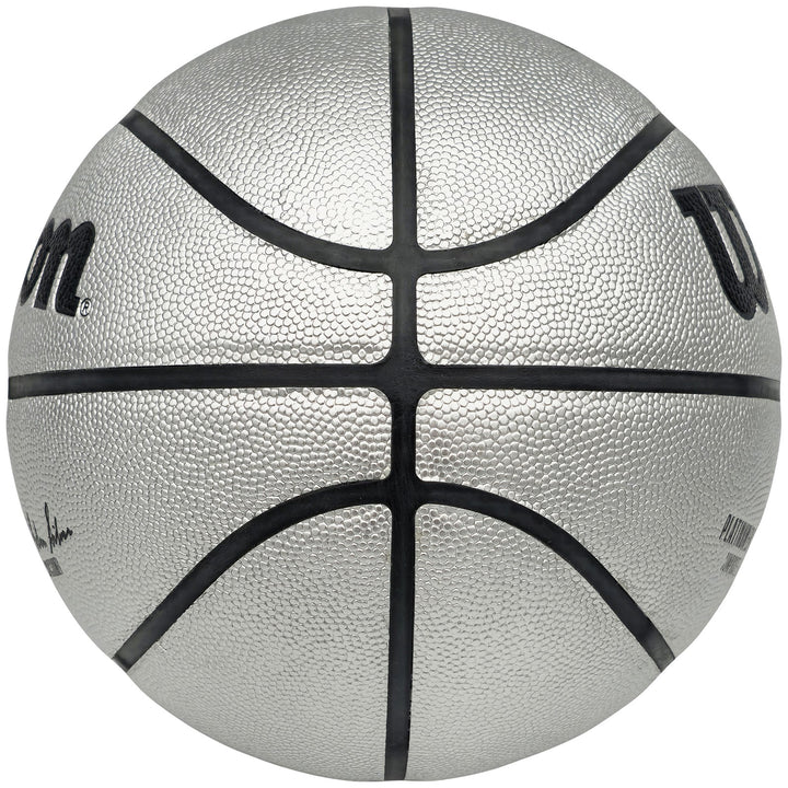 Allen Iverson Auto Platinum Edition Composite Leather Basketball 76ers Beckett