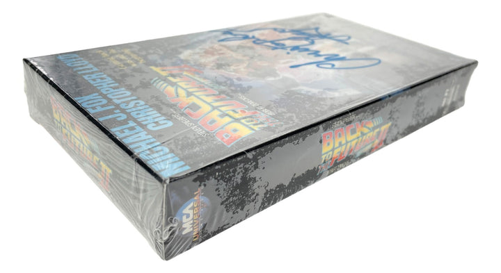 Christopher Lloyd Autographed SEALED Back to Future II VHS Tape 1989 JSA COA
