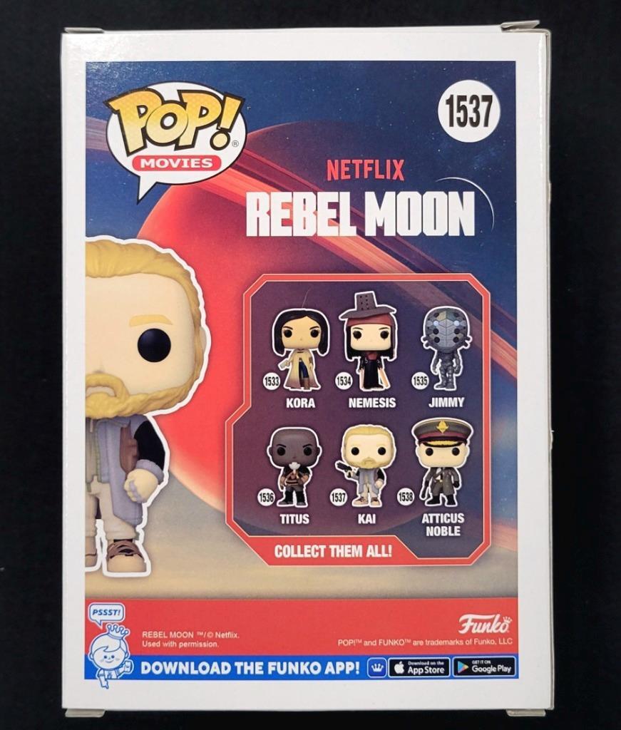 Charlie Hunnam signed Rebel Moon Kai Funko Pop! autograph (B) ~ Beckett BAS