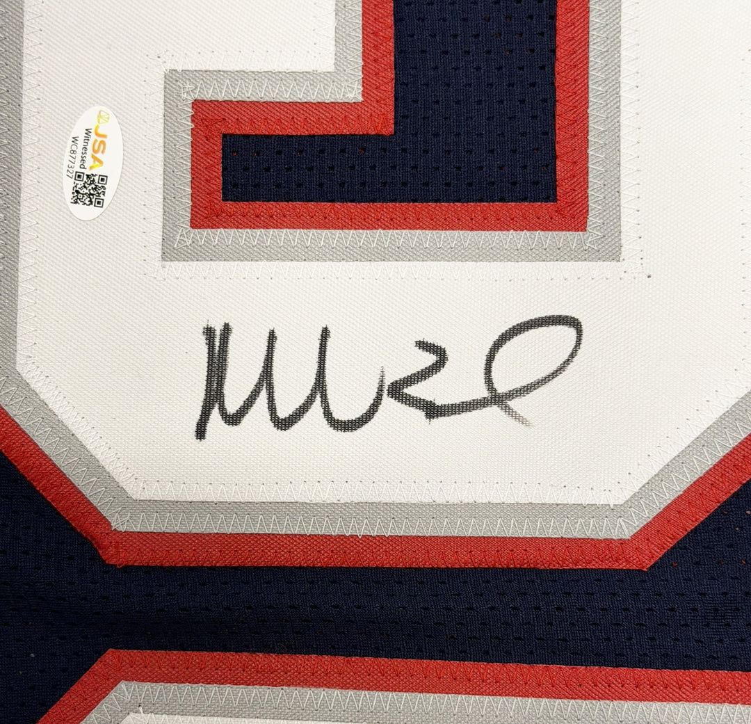 Mike Vrabel Signed Patriots Blue Custom Jersey JSA Witness