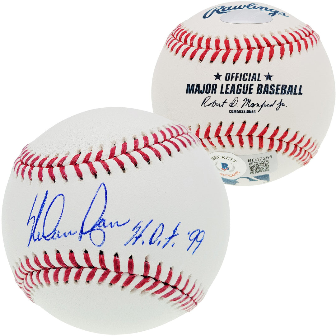 Nolan Ryan Signed Official MLB Baseball Texas Rangers "HOF 99" Beckett BAS