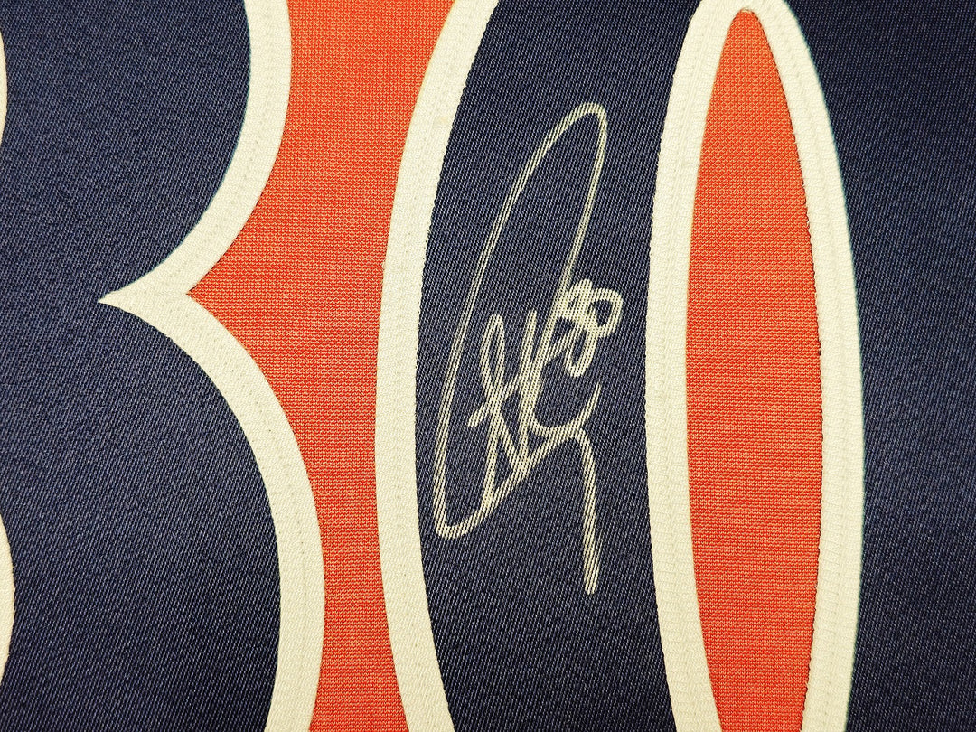 Warriors Stephen Curry Auto Orange Mitchell Ness Rookie Jersey 44 "Bible Verse"