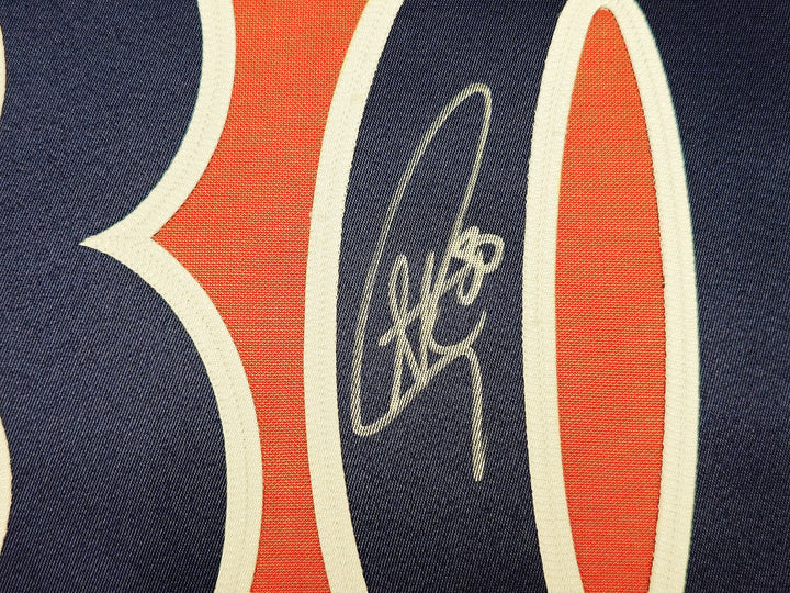 Warriors Stephen Curry Auto Orange Mitchell Ness Rookie Jersey 44 "Bible Verse"