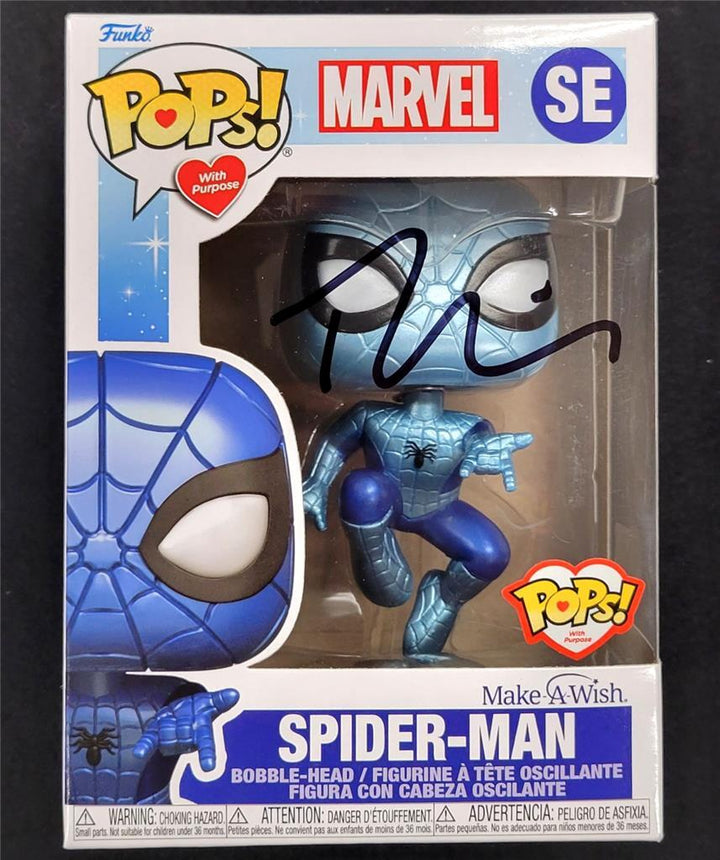 Tobey Maguire signed Spider-Man Make-a-Wish Funko Pop autograph (B) Beckett BAS