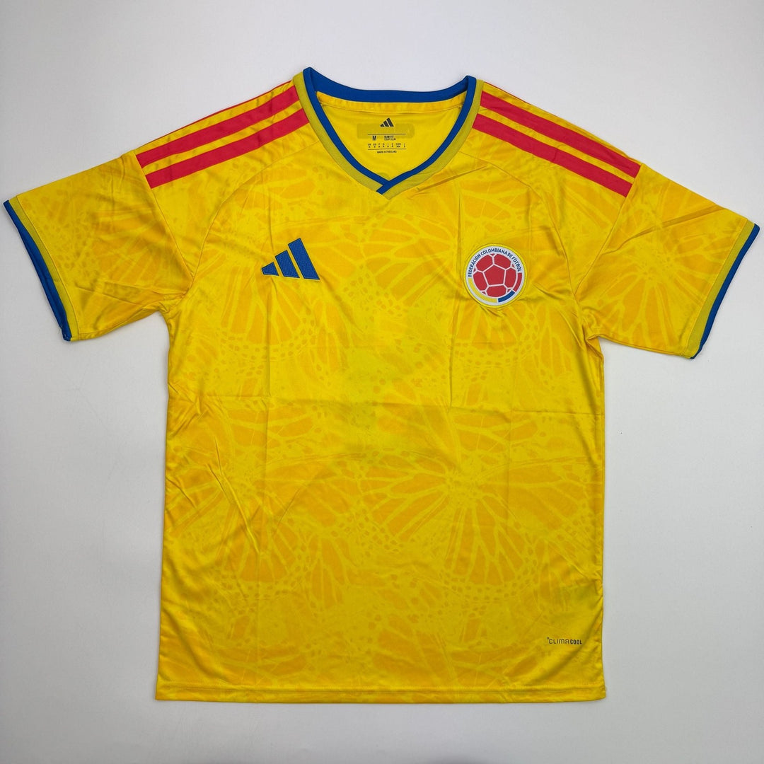 Autographed/Signed Radamel Falcao Columbia Yellow Soccer Jersey BAS COA