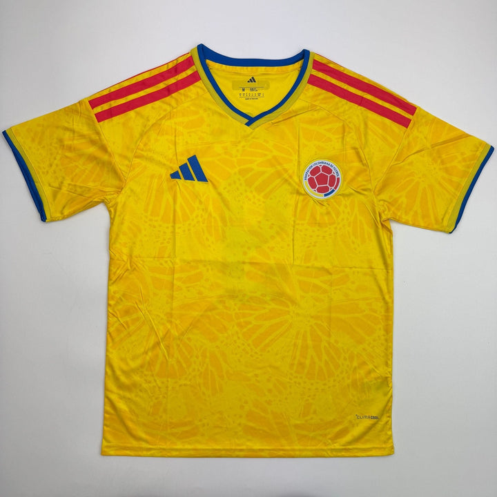 Autographed/Signed Radamel Falcao Columbia Yellow Soccer Jersey BAS COA