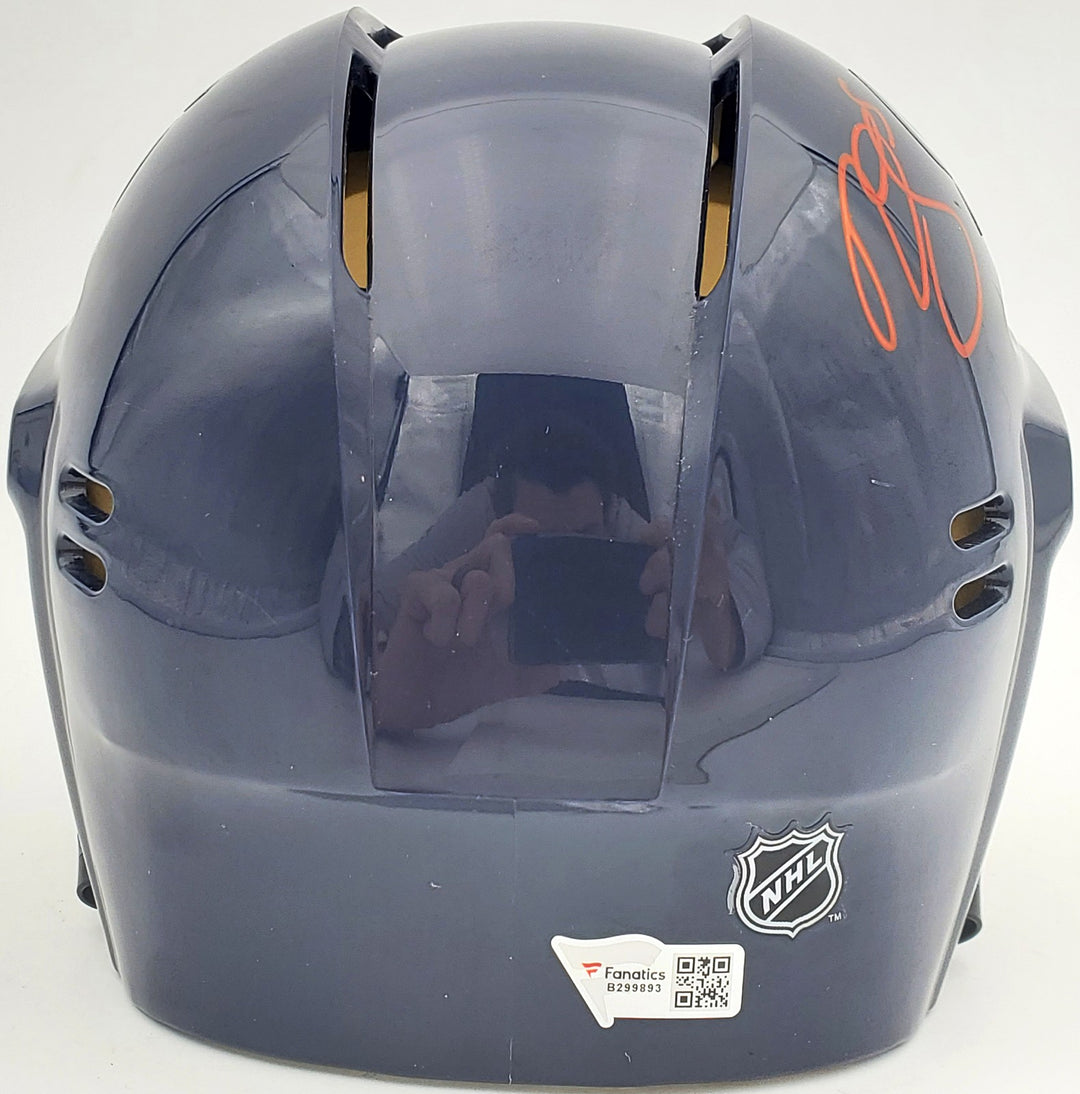 Mark Giordano Auto Seattle Kraken Blue Mini Helmet 1st SEA Captain Fanatics Holo