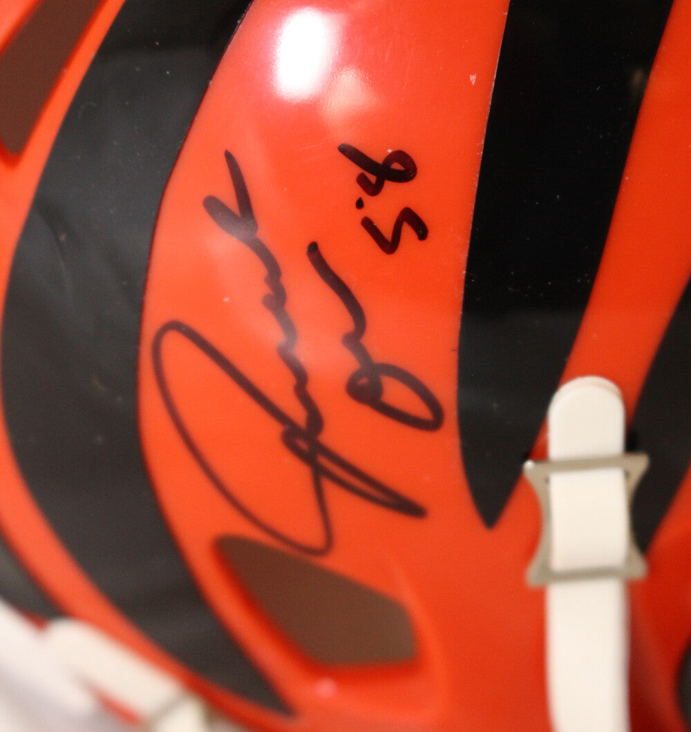 Joseph Ossai Signed Cincinnati Bengals Speed Mini Helmet Beckett BAS 34699